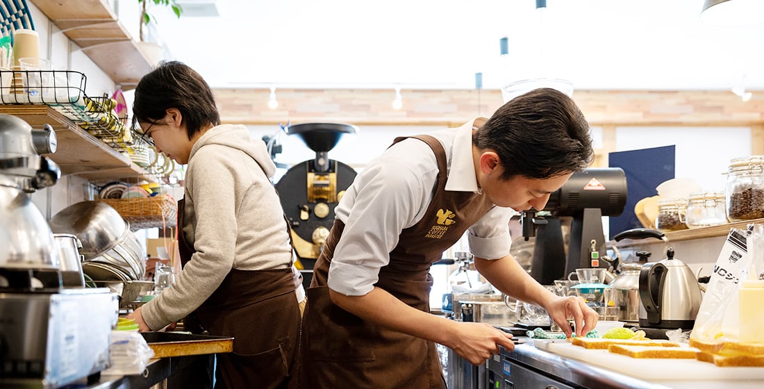 スギハラコーヒーロースターの店内イメージ写真